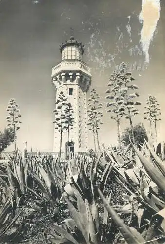 Postcard France Hérault Sete (Cette) lighthouse