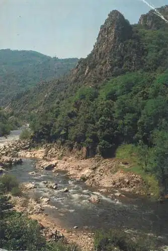 Postcard France Ardeche La vallee de l'Eyrieux 1985