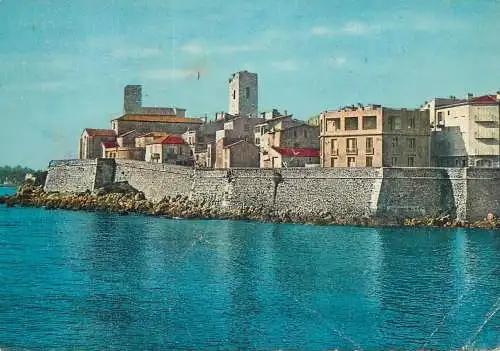Postcard France Antibes les ramparts 1961