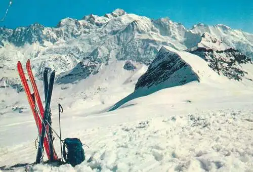 Postcard France Mont Blanc massif 1971