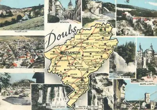 Postcard France Doubs Besancon