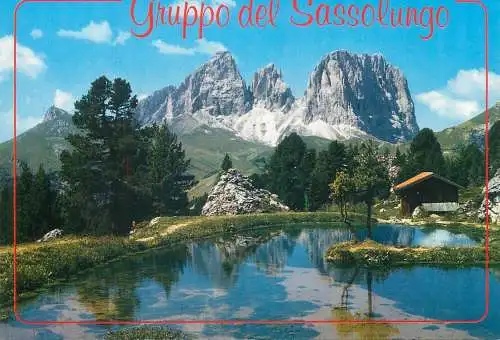 Postcard Italy Trentino Sud Tirol Dolomiti di Fassa