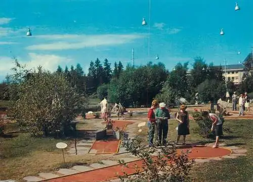 Mini-golf related postcard Montana s/Sierre Switzerland