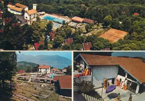 Mini-golf related multi view postcard Brezzo di Bedero Lago Maggiore Villaggio Olandese Sunclass