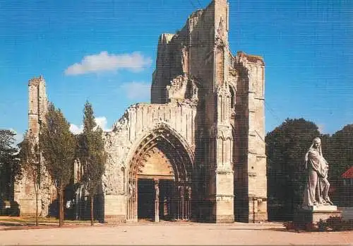 Postcard France Saint Omer Pas de Calais ruines de St Bertin