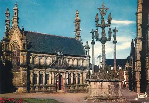 Postcard France Finistère Saint-Thégonnec 1982