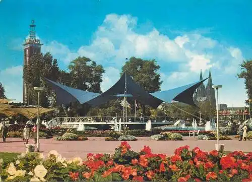 Postcard Germany Koln am Rhine Tanzbrunnen 1983