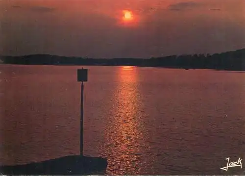 Postcard France Bretagne feerie du soir sur la mer 1973