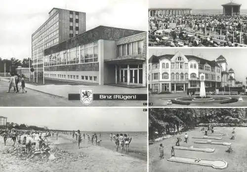 Binz ( Rugen ) FDGB-Ferienheim " Arkona " minigolf 1984