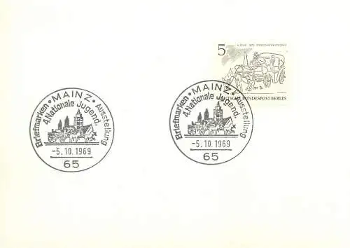 Deutschland Mainz 1969 cancel