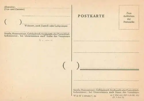 Deutschland Postkarte Zierenberg 1962