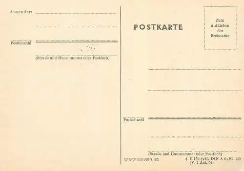 Deutschland Postkarte Hannover 1963