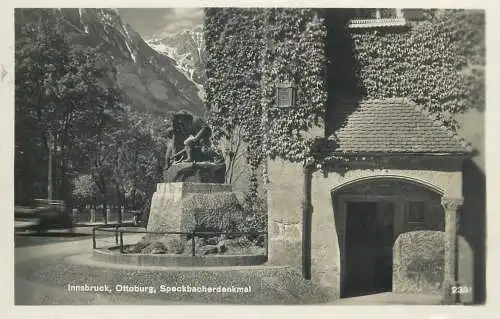 Innsbruck Ottoburg Speckbacherdenkmal