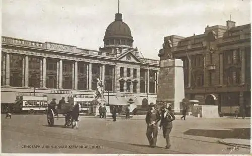 Hull Cenotaph and War Memorial 1920