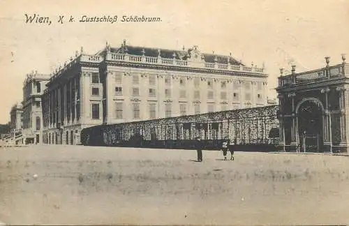 Postcard Austria Wienna Schonbrunn 1921