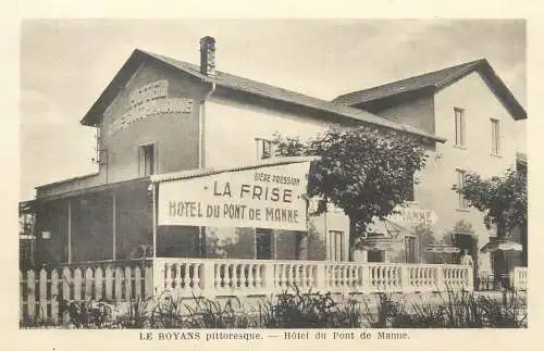 Postcard France Le Royans pittoresque Hotel du Pont de Manne