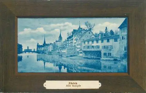 Postcard Switzerland Zurich Alte Schipfe 1911