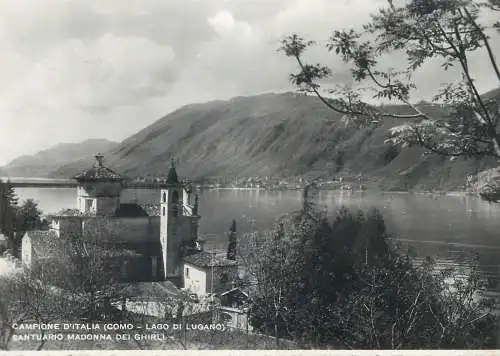 Postcard Italy Lugano Lake