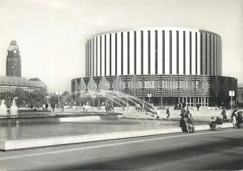 Postcard Germany Dresden Prager Strasse picture theatre