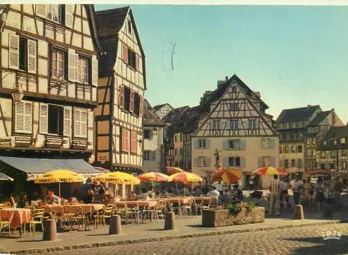 Postcard France Colmar maisons typiques
