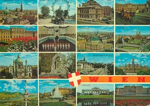 Postcard Austria Wien multi view