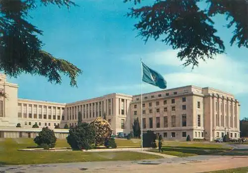 Postcard Switzerland Geneve palais de nations