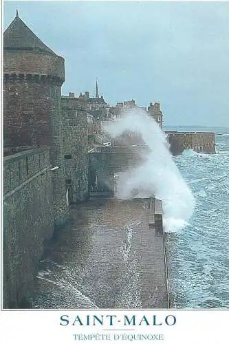 Postcard France Saint Malo la cote d'emeraude