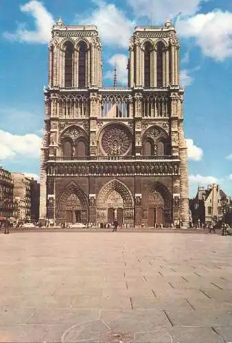 Postcard France Paris Notre Dame