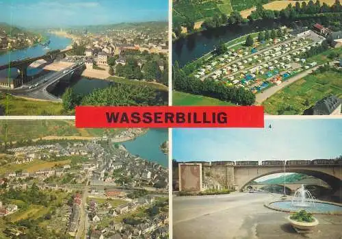 Postcard Luxembourg Wasserbillig multi view