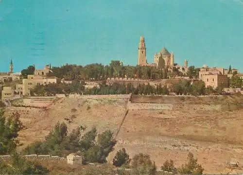 Postcard Israel Jerusalem Mt. Zion 1967
