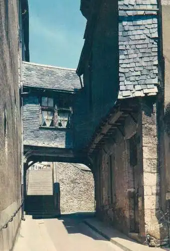 Postcard France Blois maison de Denis Papin 1968