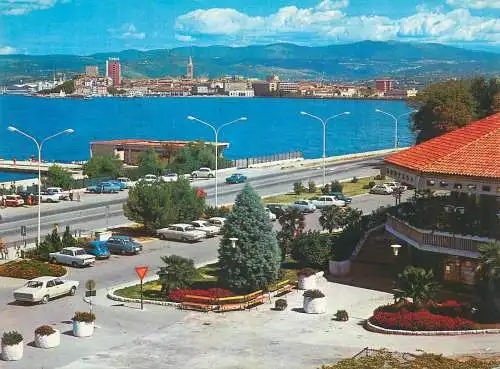 Postcard Slovenia Koper harbour 1979