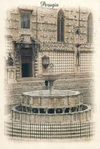 Postcard Italy Perugia 2000