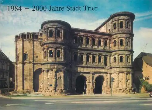 Postcard Germany Trier Black Gate 1984
