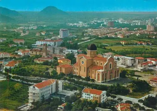 Postcard Italy Montegrotto Terme aerial view 1976