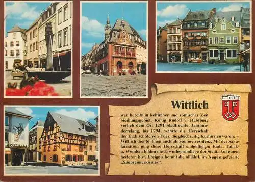 Postcard Germany Wittlich multi view