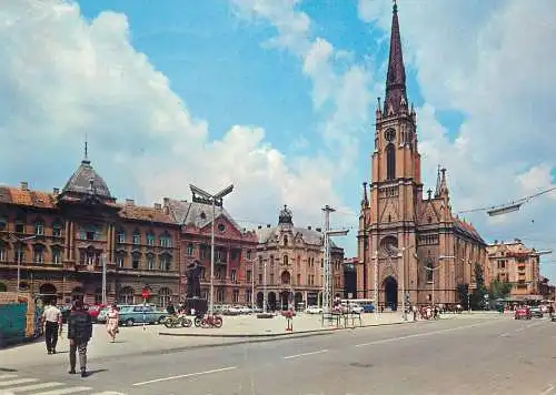 Postcard Serbia Novi Sad place de la Liberte1969