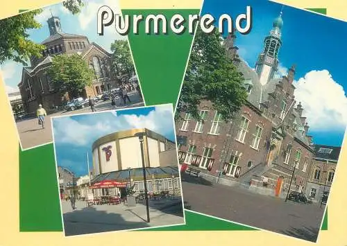 Postcard Netherlands Purmerend multi view