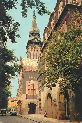 Postcard Serbia Subotica  clocktower