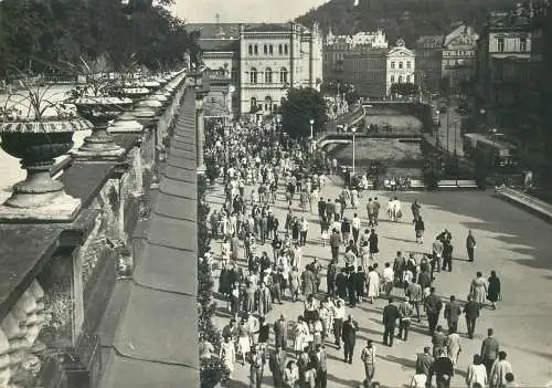 Post card Czech Republic Karlovy Vary Colonnade of the Czechoslovak-Soviet Friendship