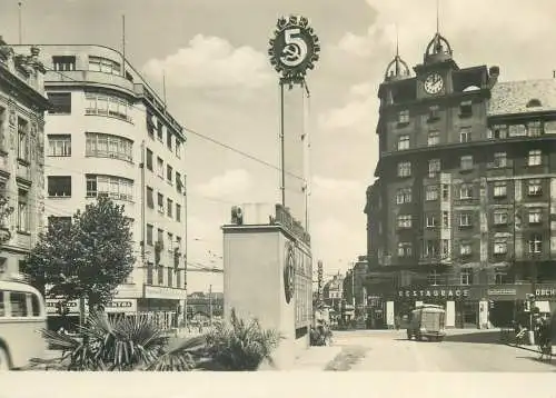 Post card Czech Republic Plezn Stalinova trida