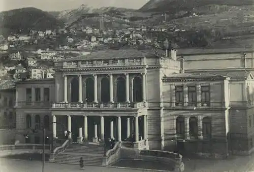 Postcard Bosnia Herzegovina Sarajevo National Theatre