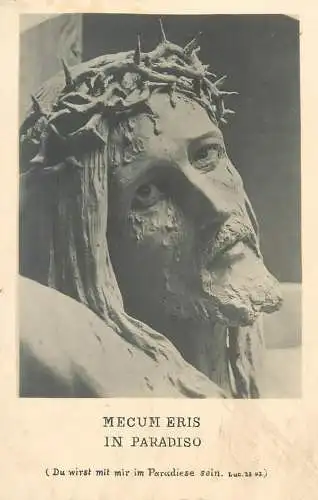 Religious Fine Arts Postcard You will be with me in paradise Jesus talking with the thief
