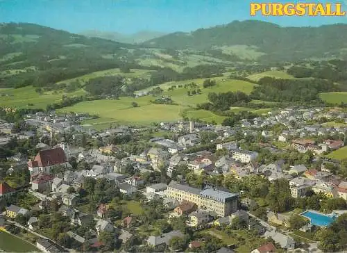 Postcard Austria Purgstall an der Erlauf panorama 1981