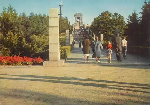 Postcard Serbia Belgrade Avala monument park