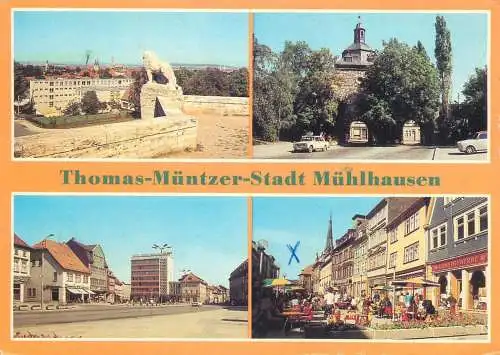 Postcard Germany Thomas Müntzer stadt Mühlhausen 1953