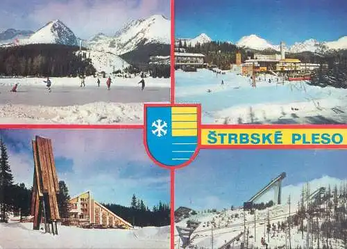 Postcard Slovakia Vysoké Tatry multi view