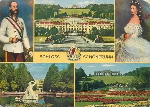 Postcard Austria Wien Schonbrunn castle 1965