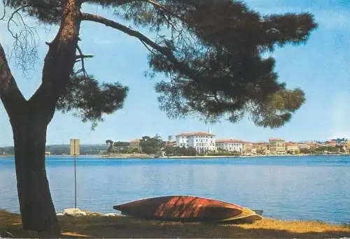 Postcard Croatia Porec seas side