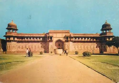 Postcard India Jahangiri Mahal Agra fort